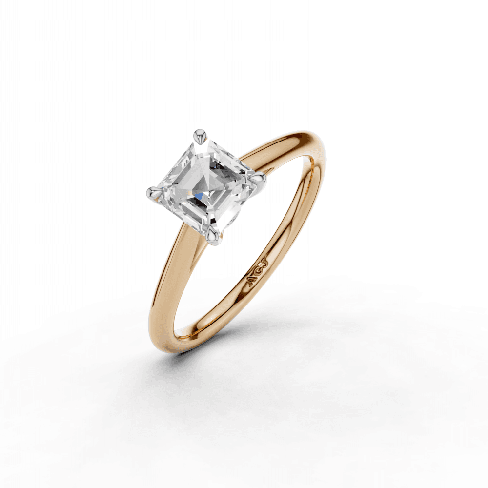 18ct White and Rose Gold