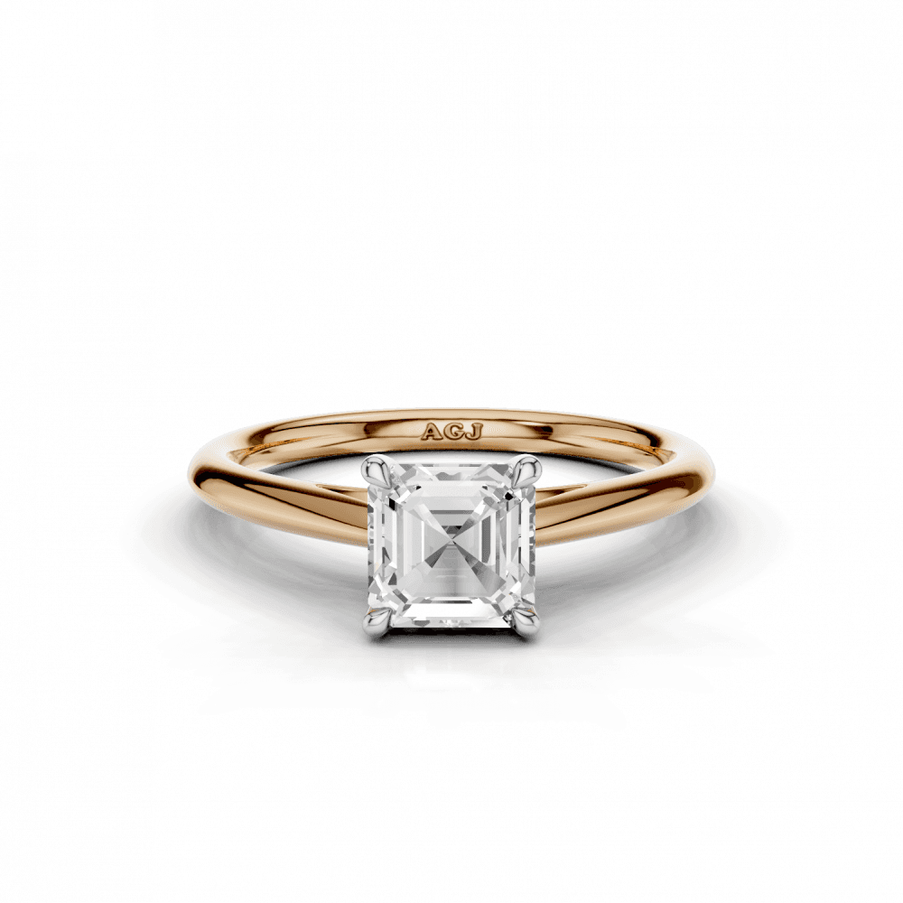 18ct White and Rose Gold