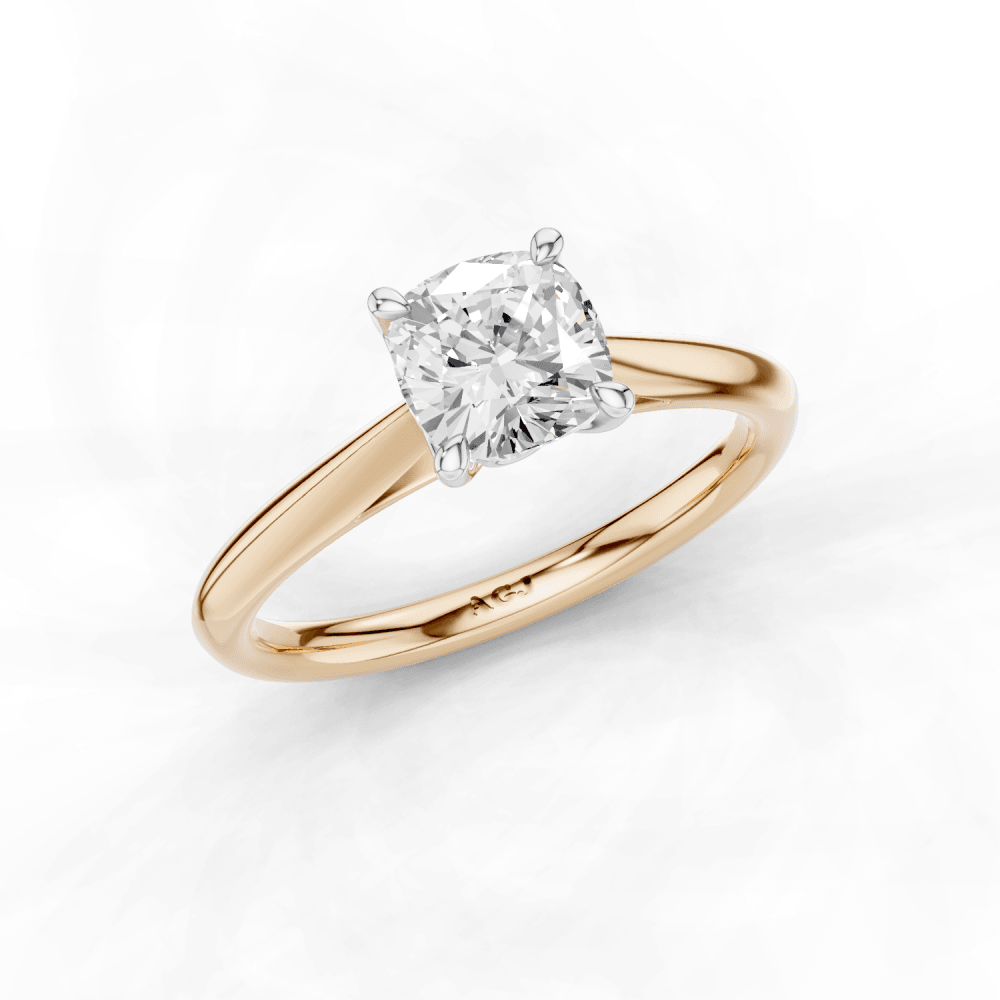 18ct White and Rose Gold