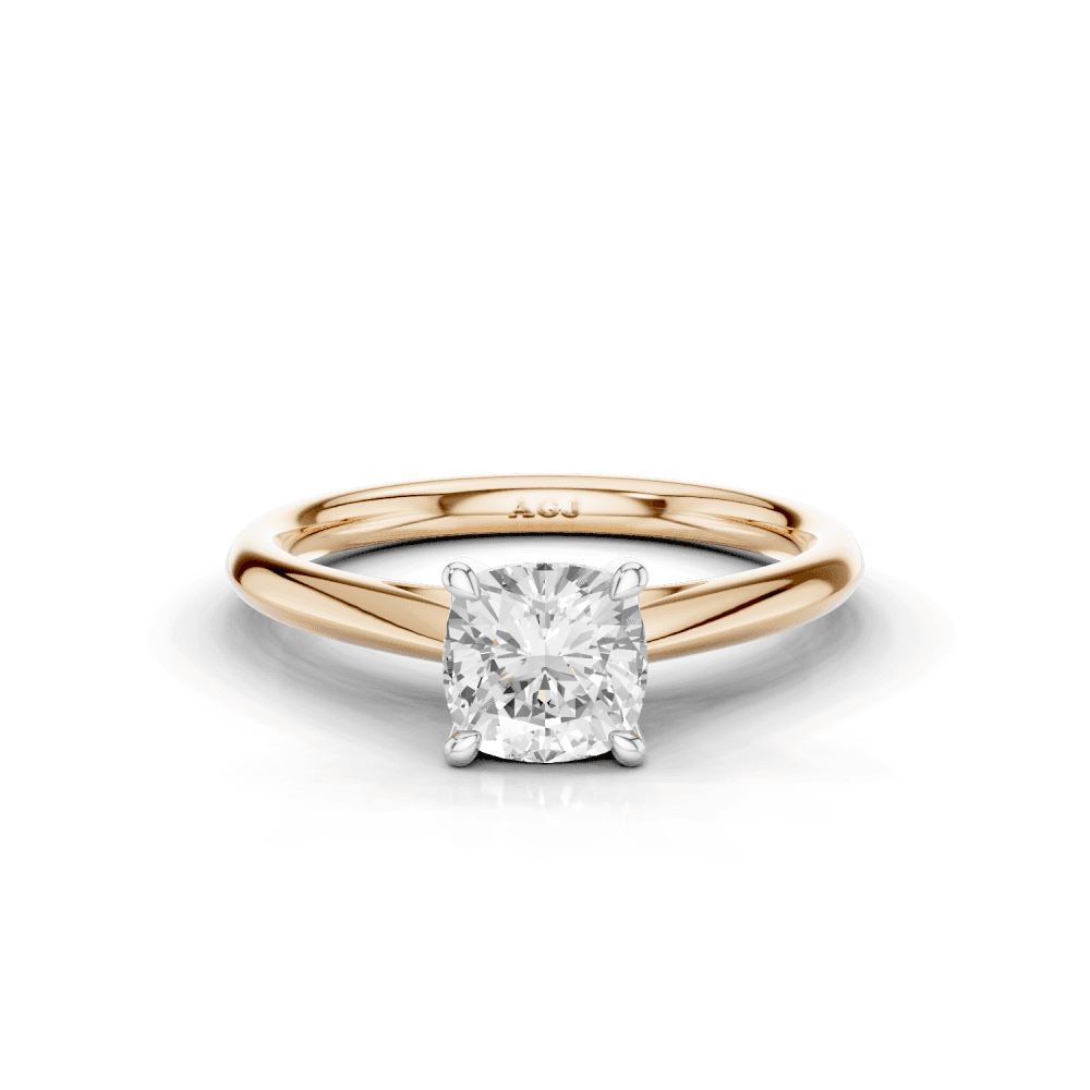 18ct White and Rose Gold