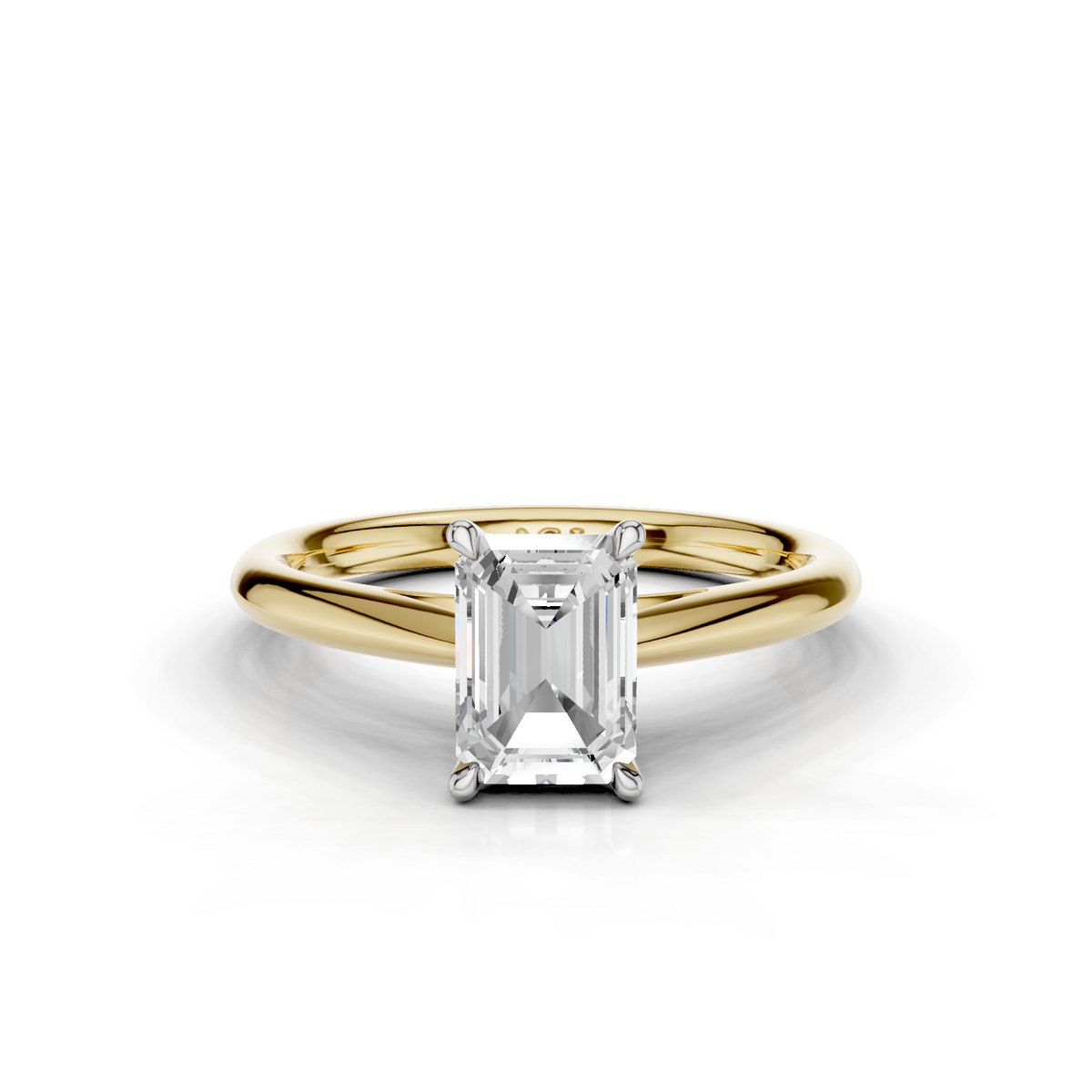 18ct White and Yellow Gold