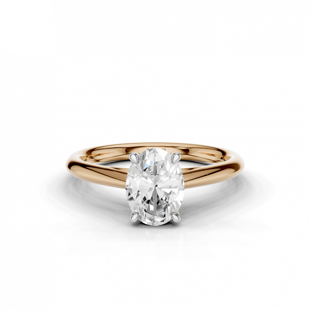 18ct White and Rose Gold