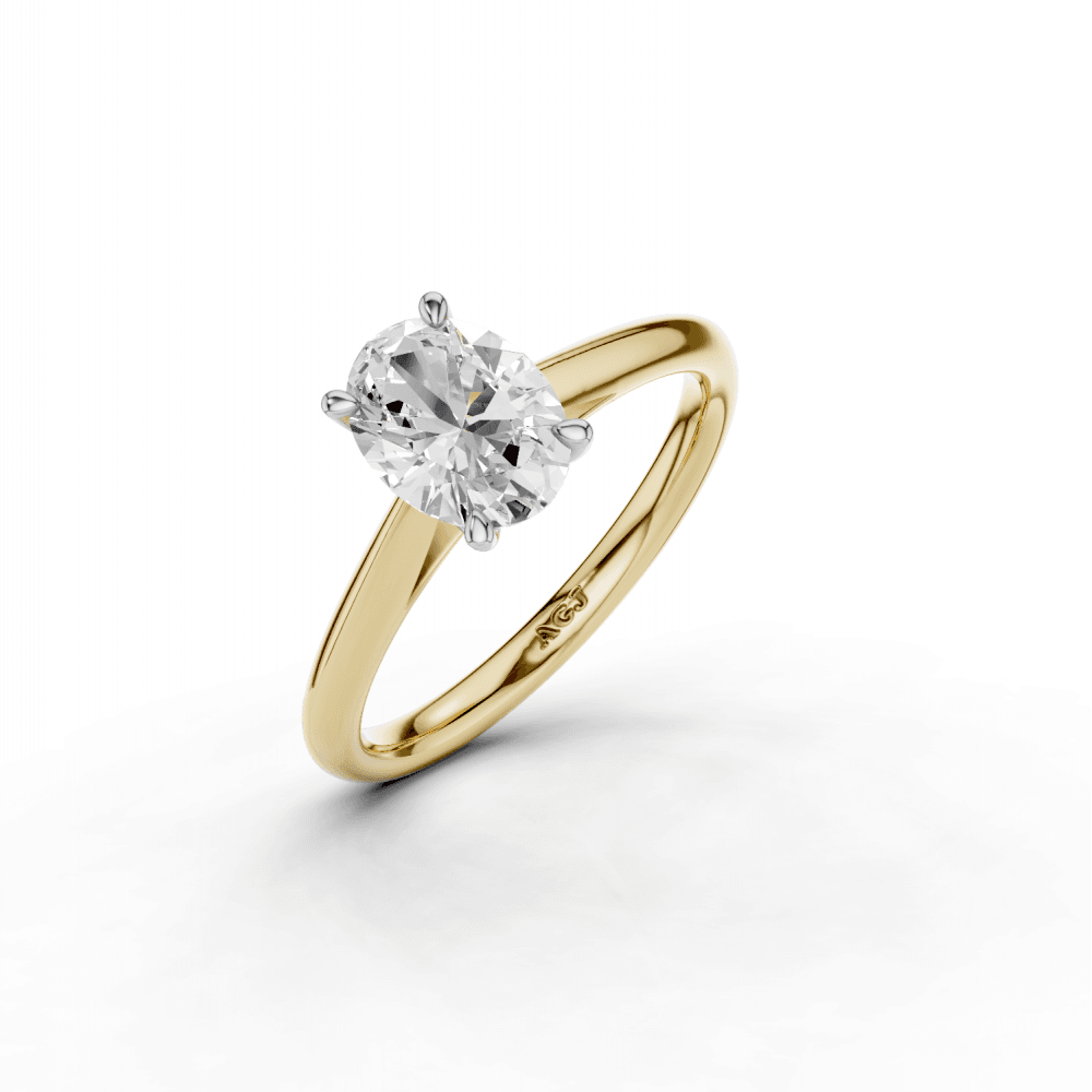 18ct White and Yellow Gold