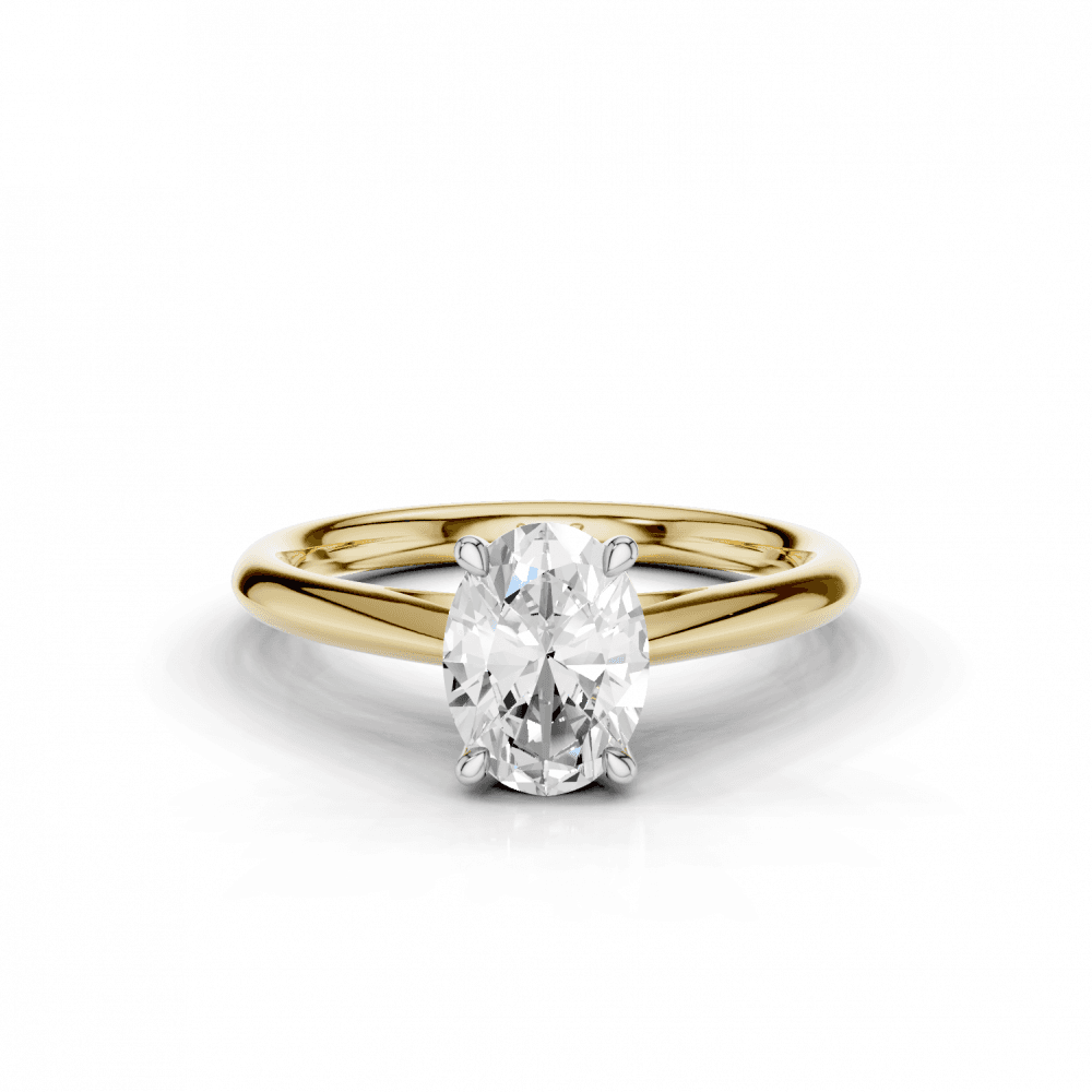 18ct White and Yellow Gold