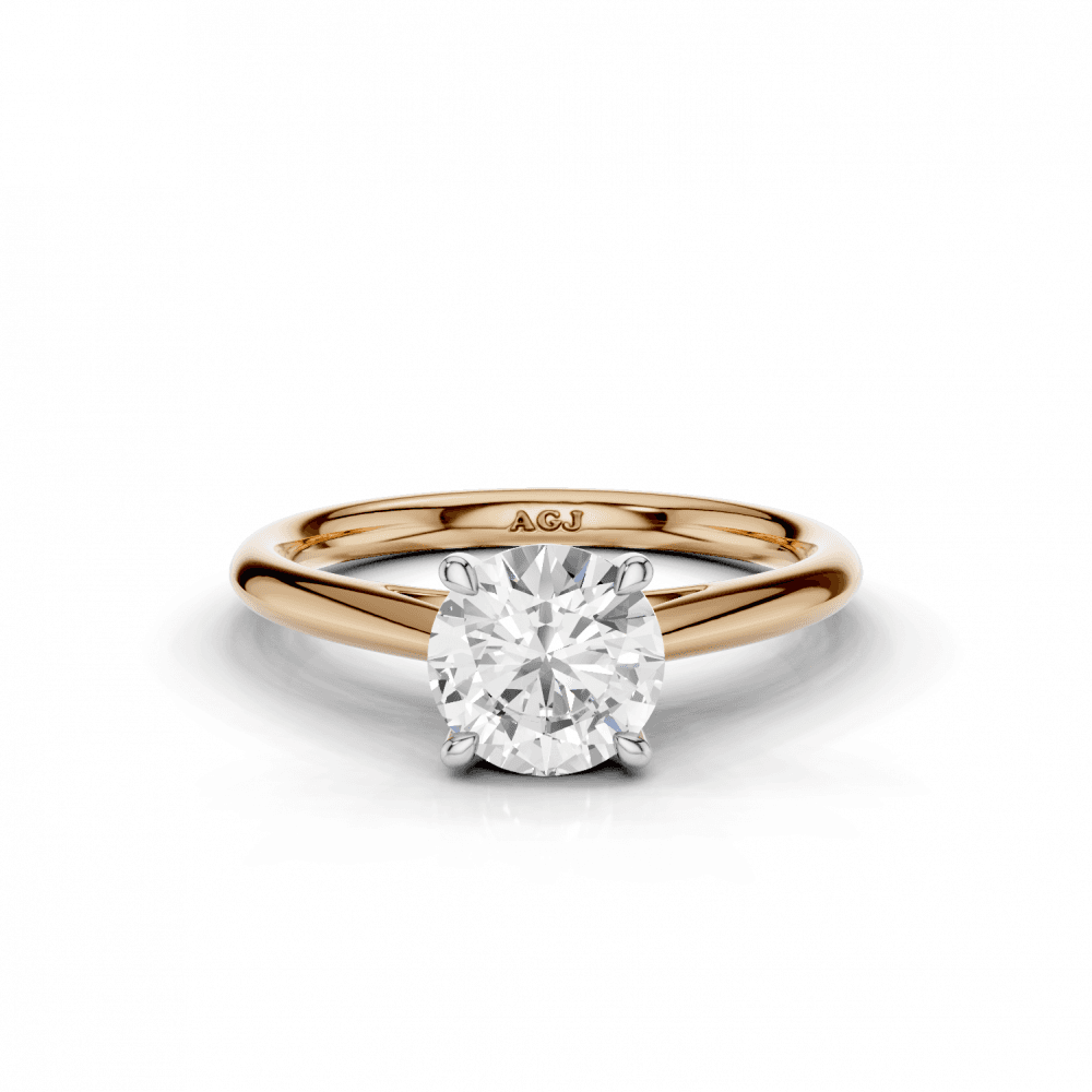 18ct White and Rose Gold