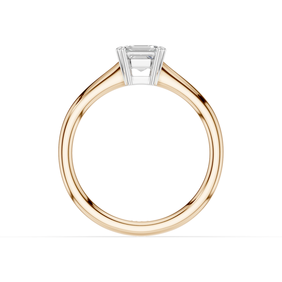 18ct White and Rose Gold