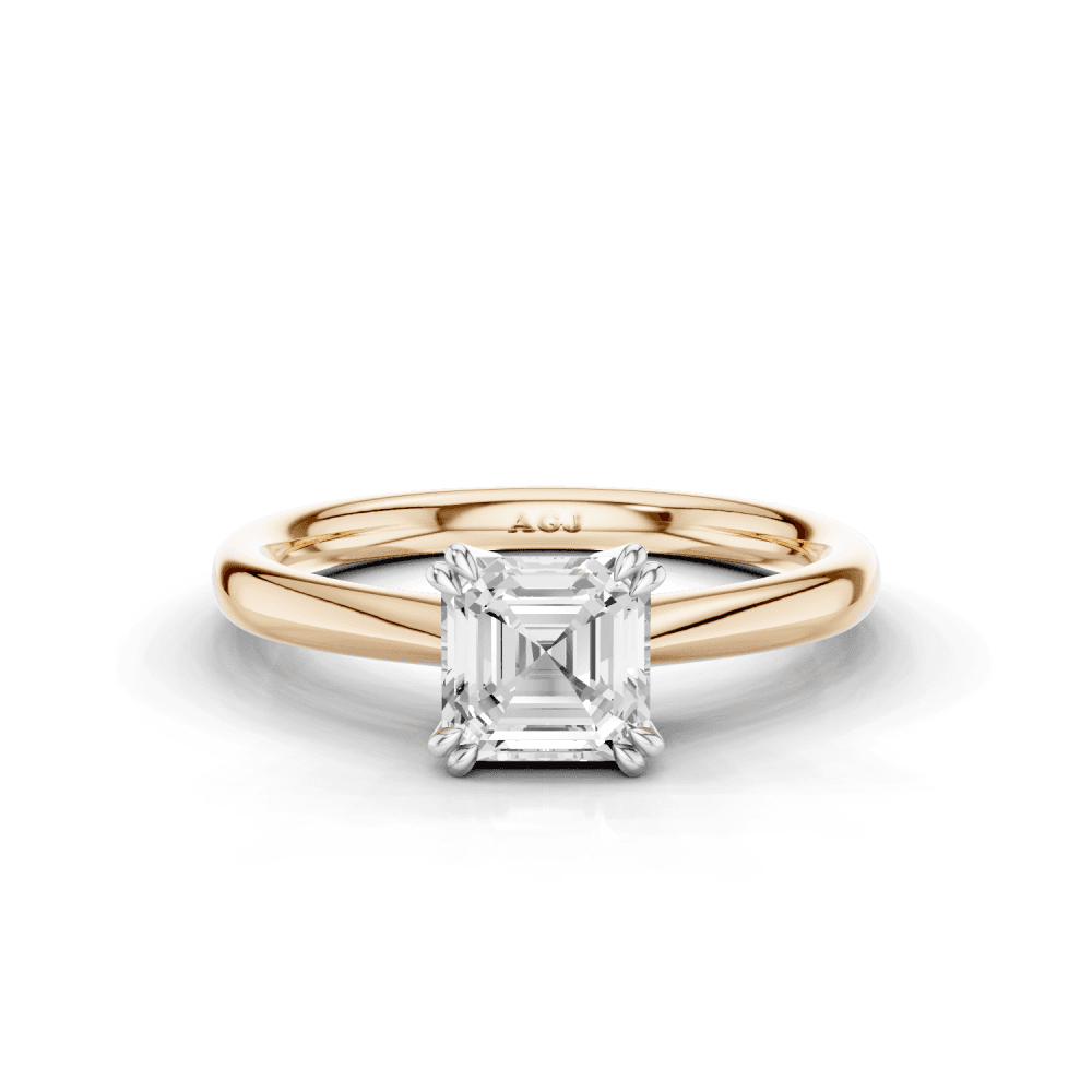18ct White and Rose Gold
