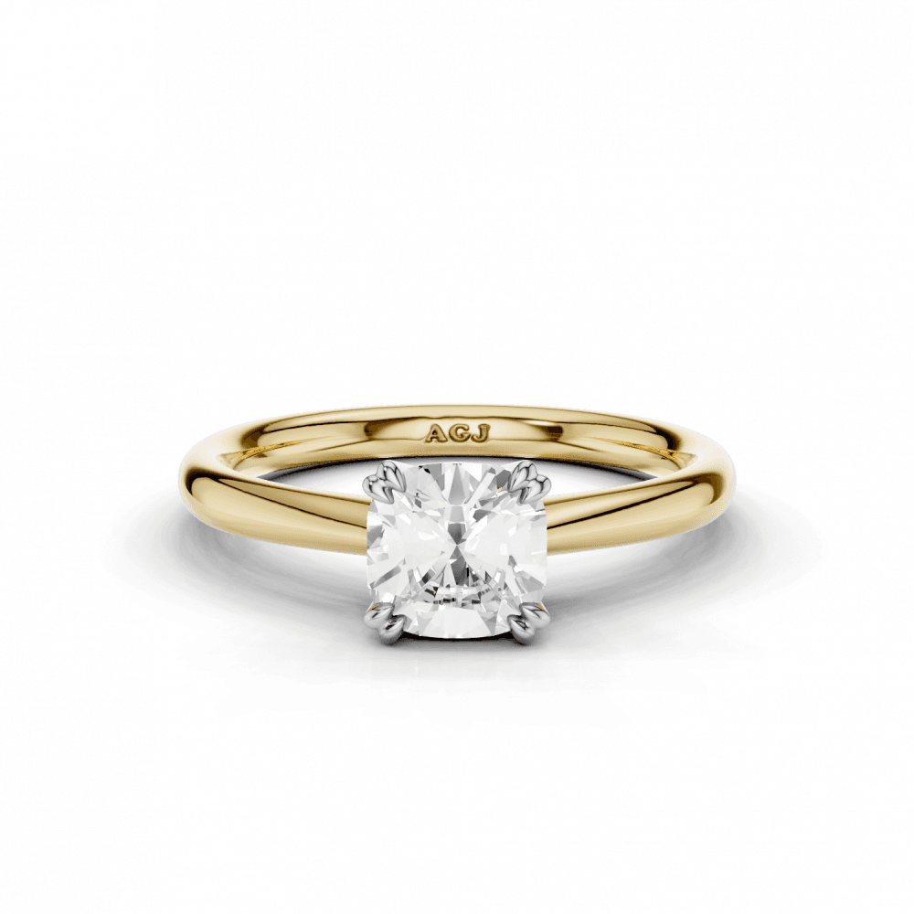 18ct White and Yellow Gold