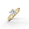 Caspia Cushion Cut Double Claw Diamond Solitaire Ring