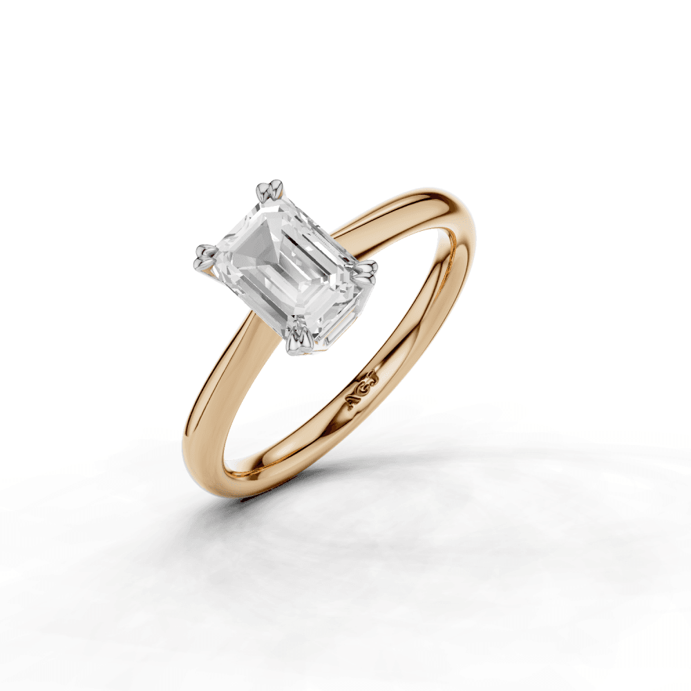 18ct White and Rose Gold
