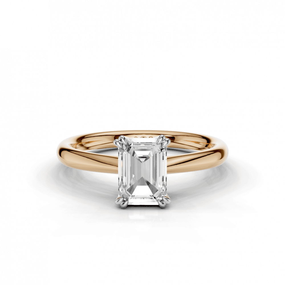 18ct White and Rose Gold