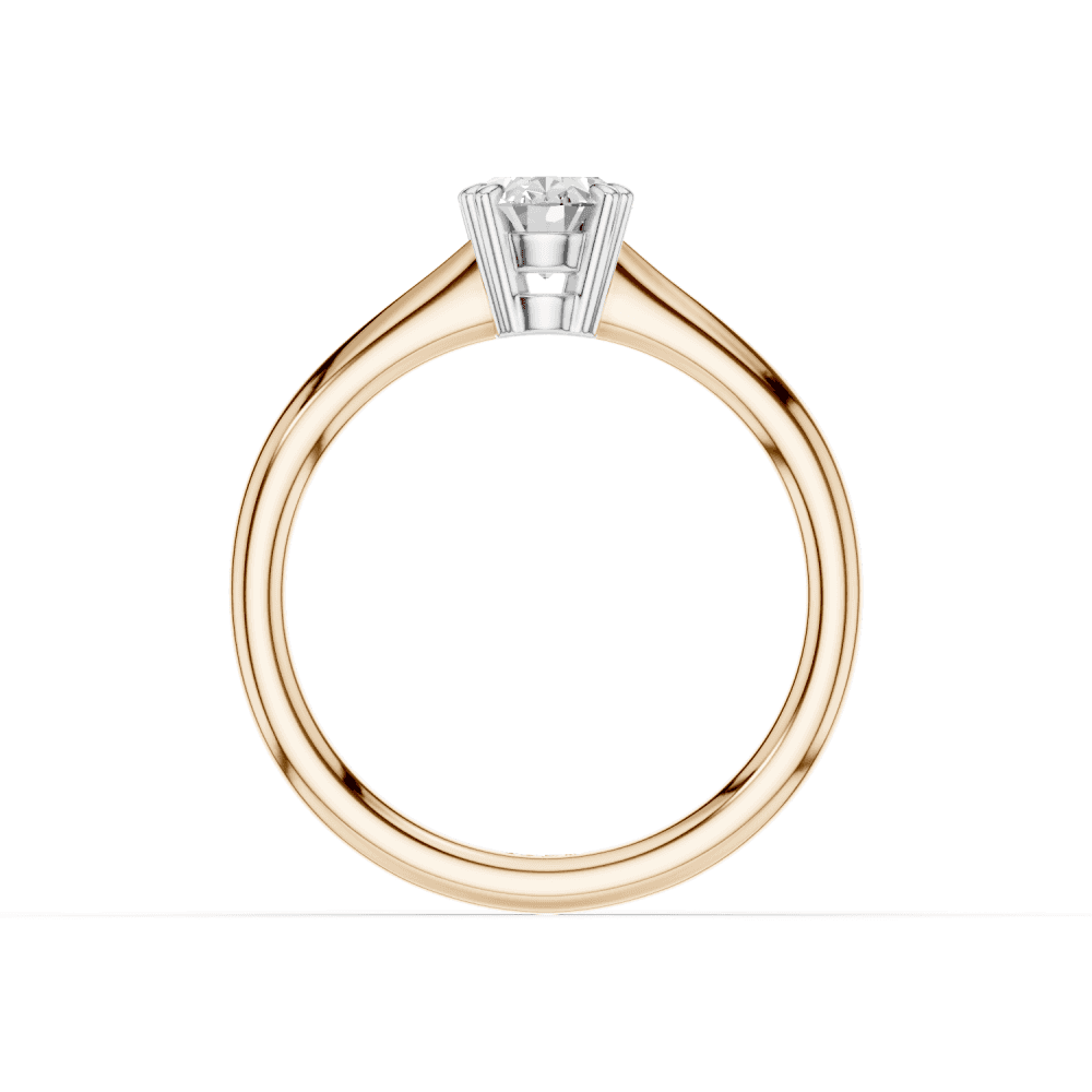 18ct White and Rose Gold