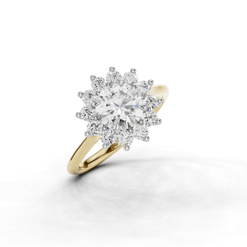 18ct White and Yellow Gold