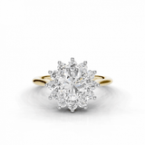 18ct White and Yellow Gold
