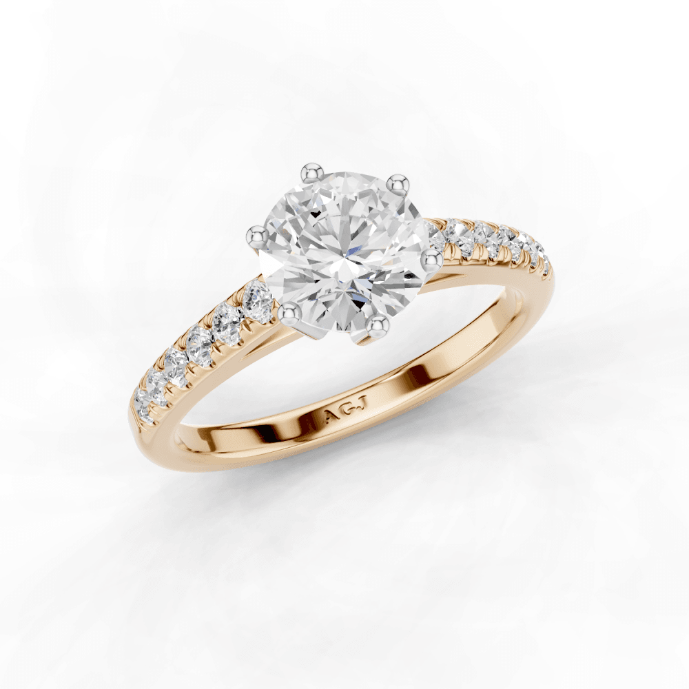 18ct White and Rose Gold