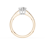 18ct White and Rose Gold