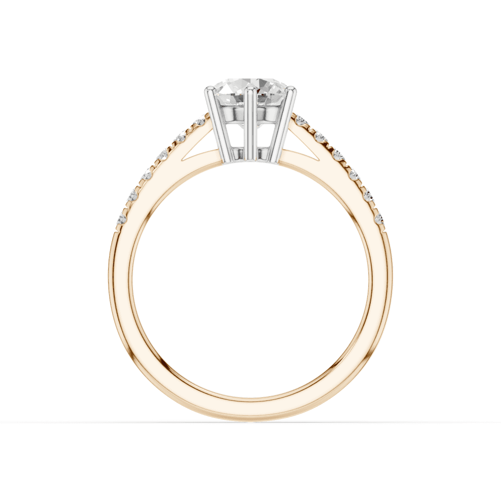 18ct White and Rose Gold