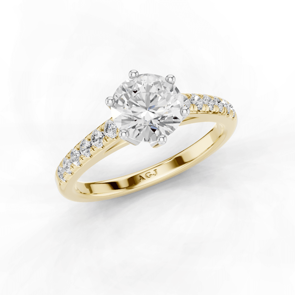 18ct White and Yellow Gold