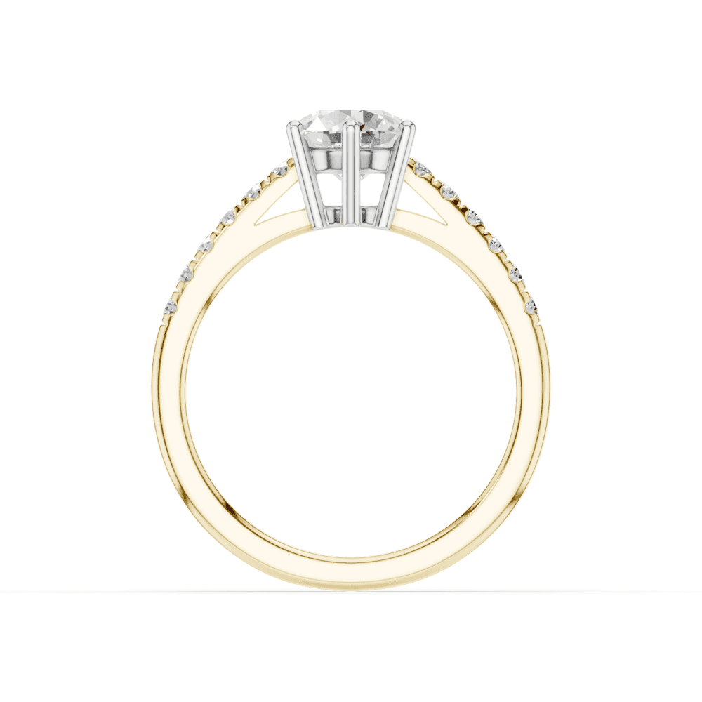 18ct White and Yellow Gold