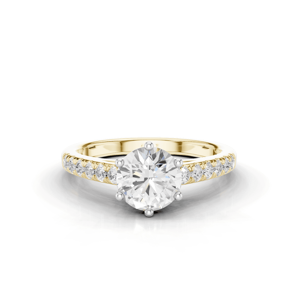 18ct White and Yellow Gold