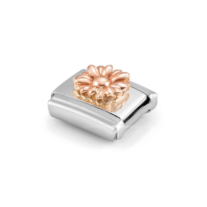 Nomination Daisy 9ct Gold and Stainless Steel Composable Charm