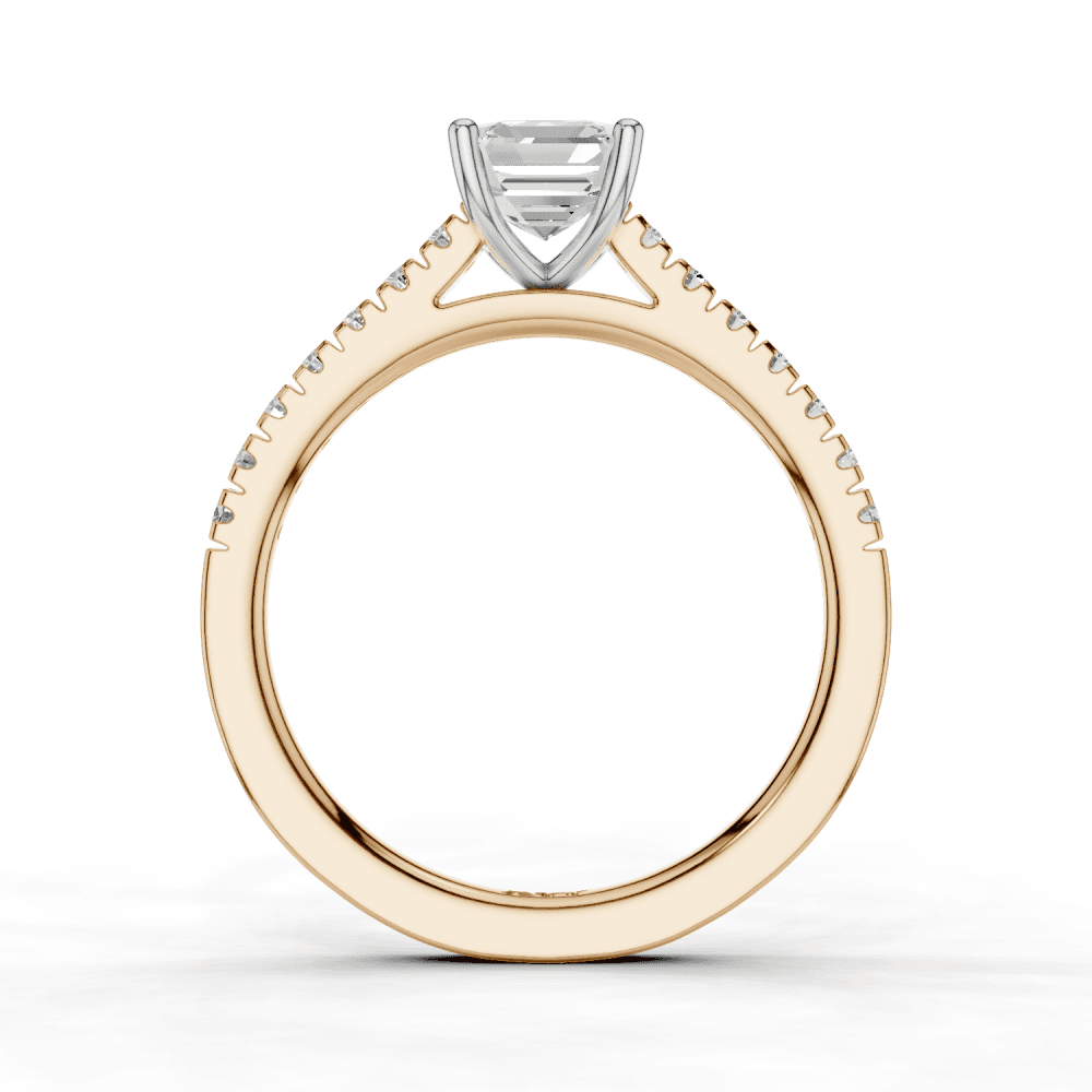 18ct White and Rose Gold