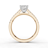 18ct White and Rose Gold