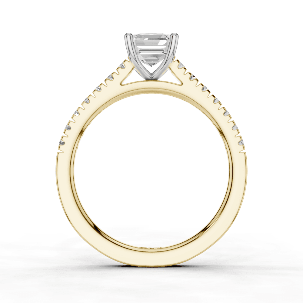 18ct White and Yellow Gold