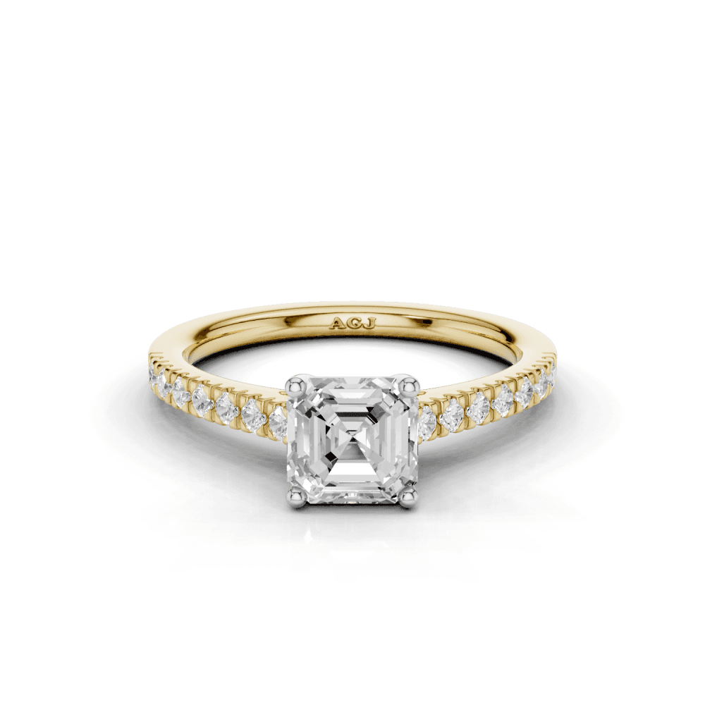 18ct White and Yellow Gold