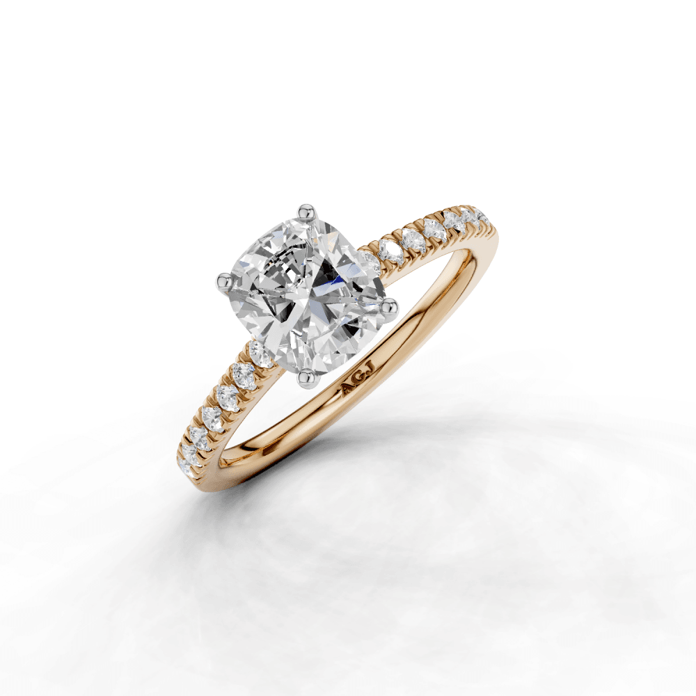 18ct White and Rose Gold