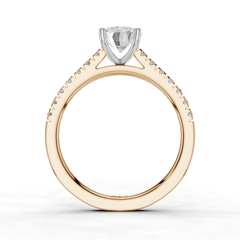 18ct White and Rose Gold
