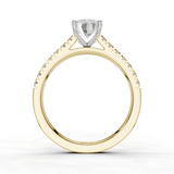 18ct White and Yellow Gold