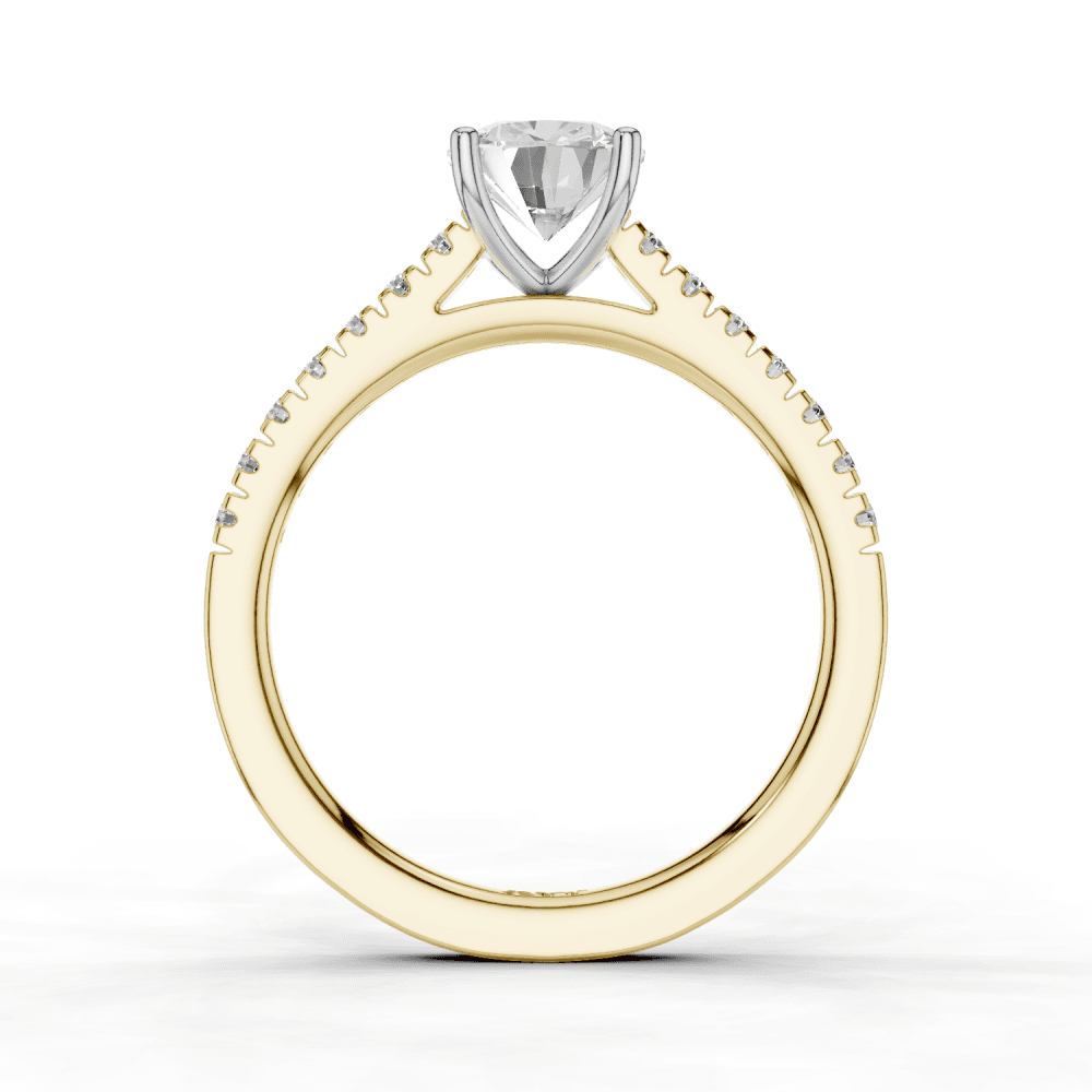 18ct White and Yellow Gold