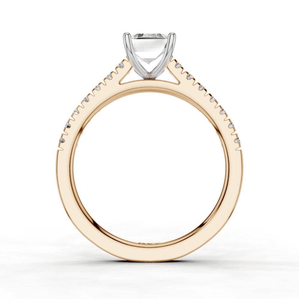 18ct White and Rose Gold