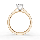 18ct White and Rose Gold