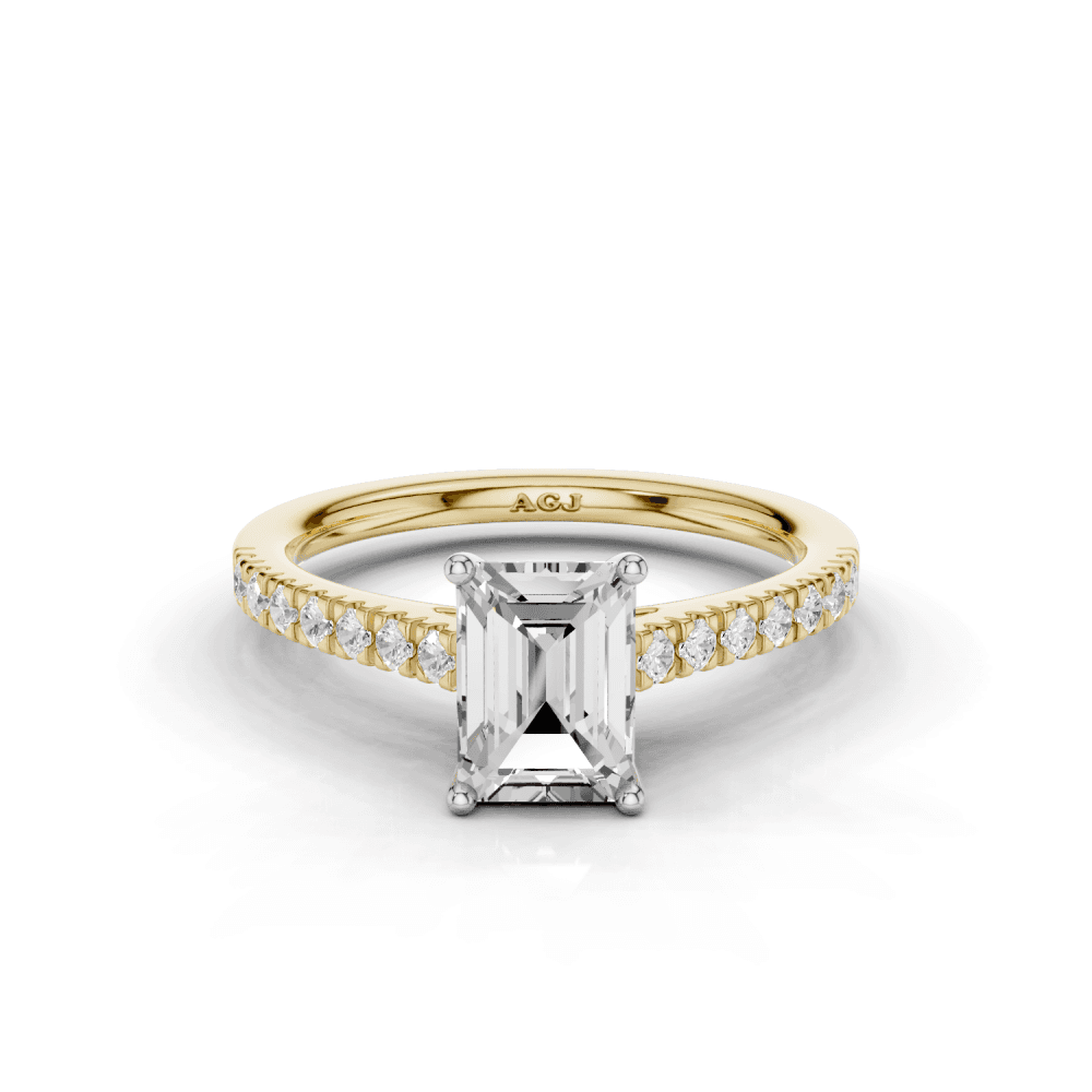 18ct White and Yellow Gold