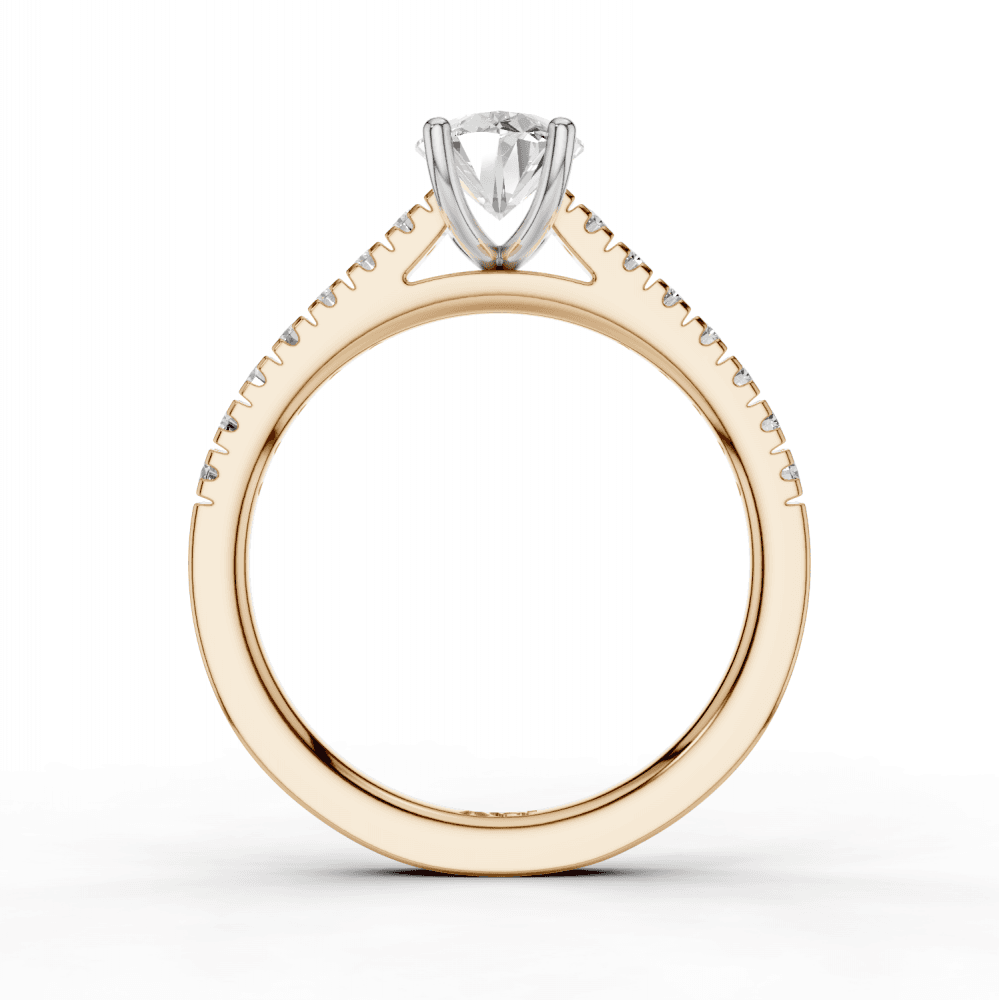 18ct White and Rose Gold