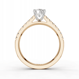 18ct White and Rose Gold