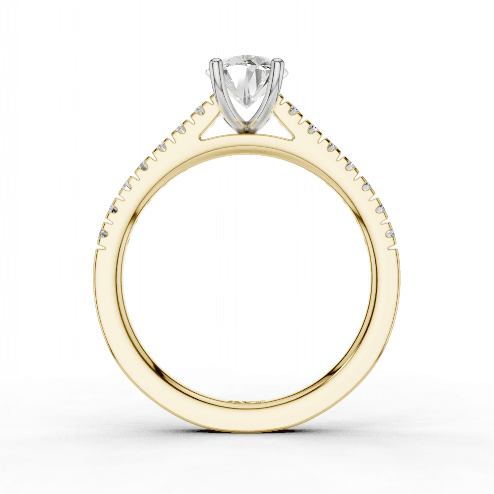 18ct White and Yellow Gold