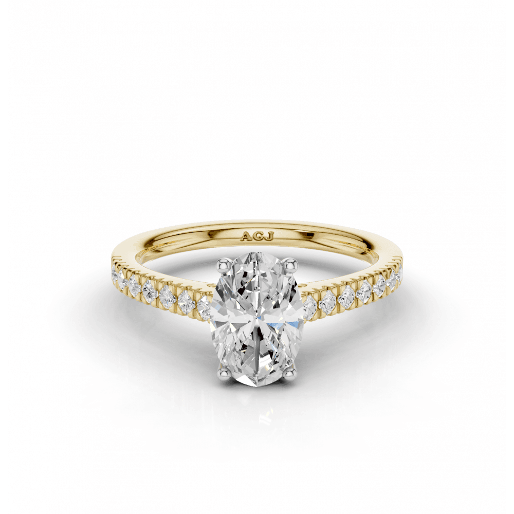 18ct White and Yellow Gold