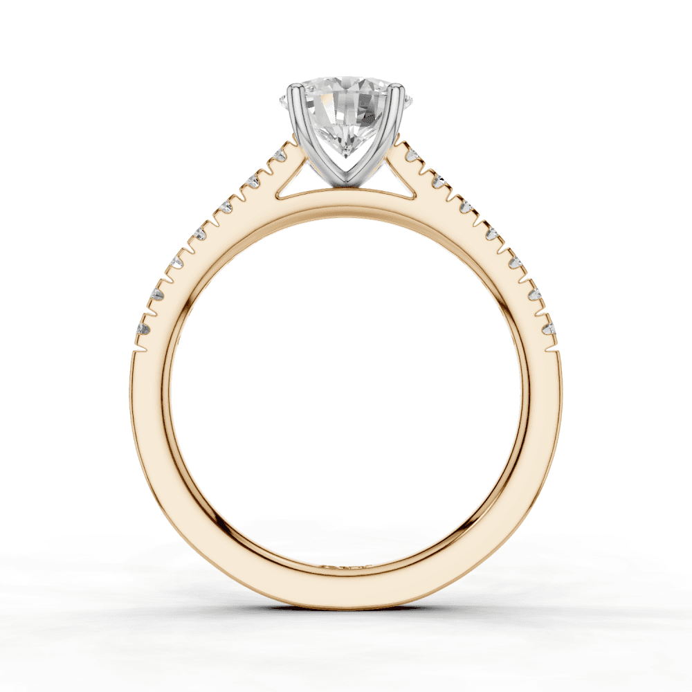 18ct White and Rose Gold