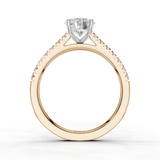 18ct White and Rose Gold