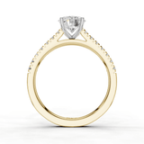 18ct White and Yellow Gold