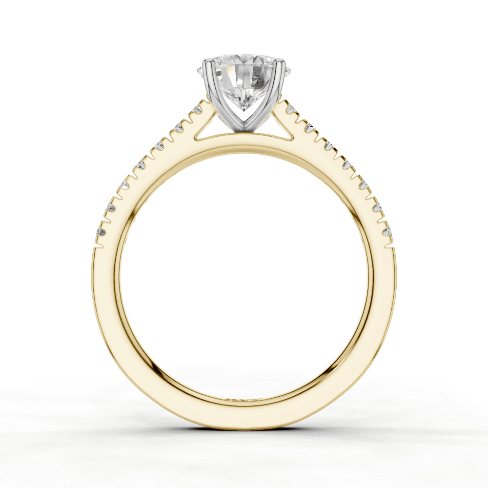 18ct White and Yellow Gold