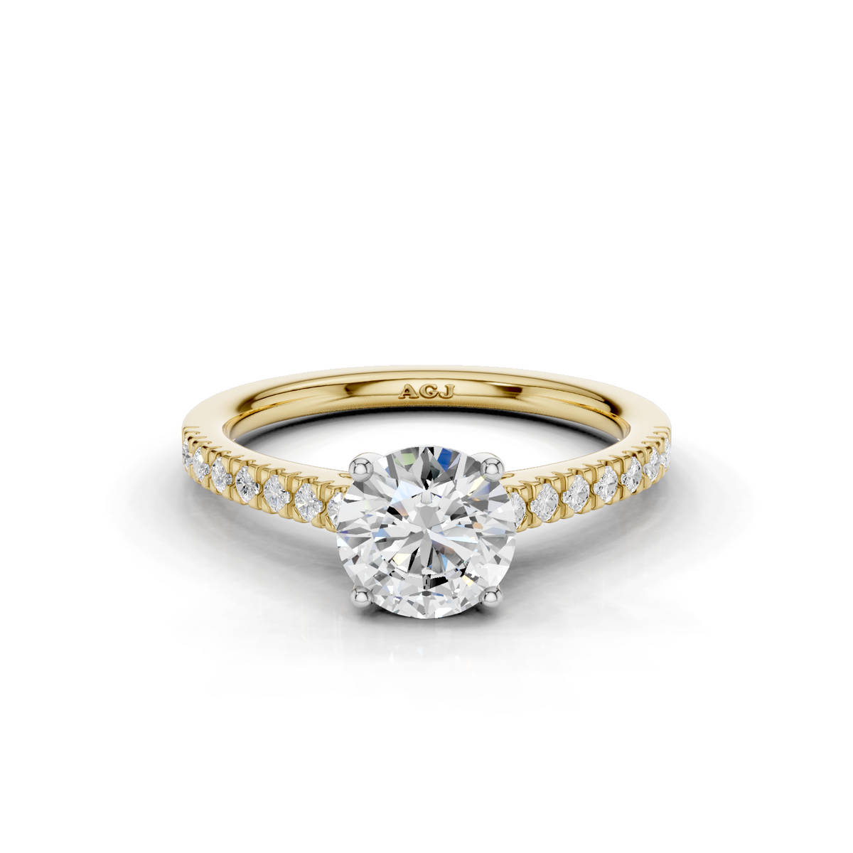 18ct White and Yellow Gold
