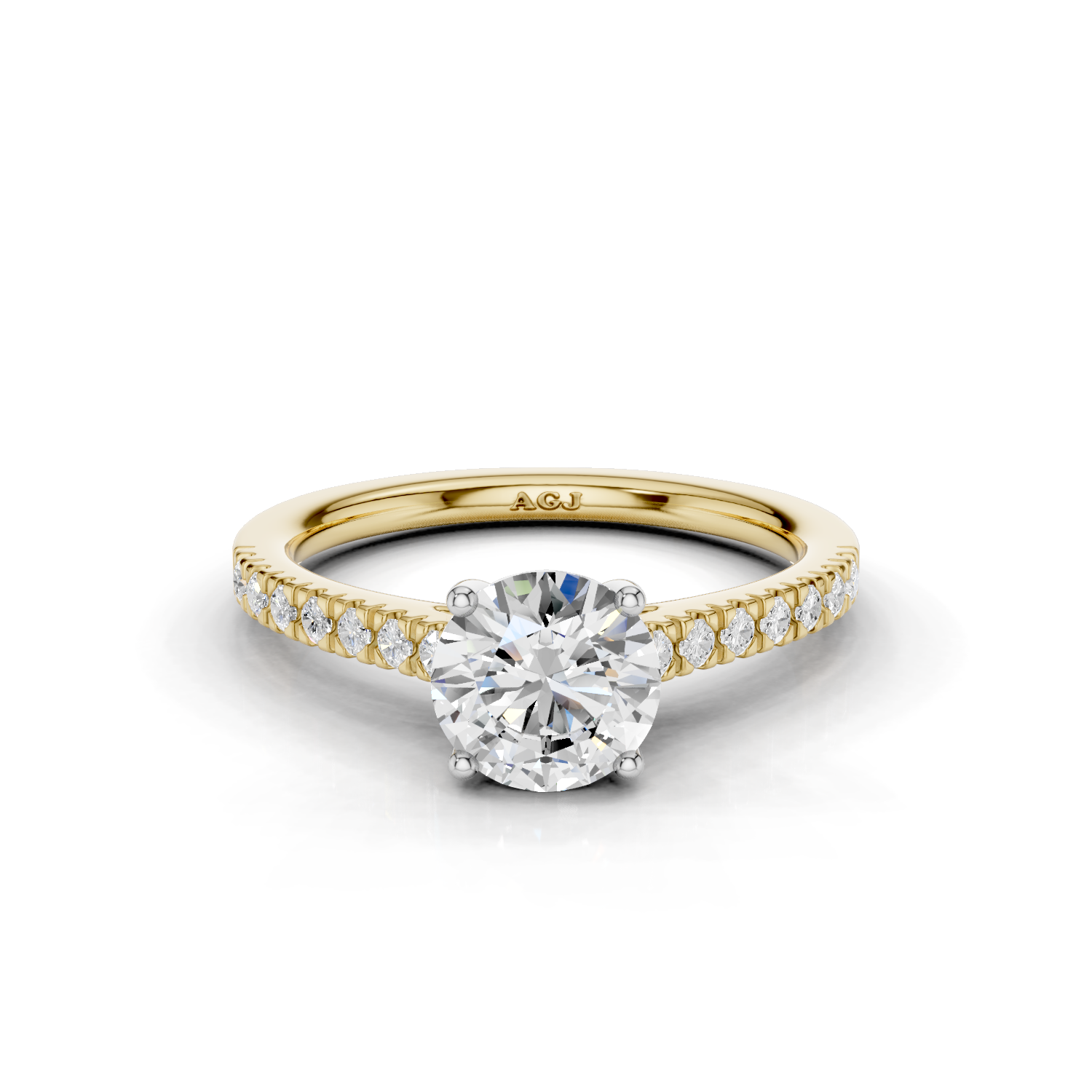 18ct White and Yellow Gold