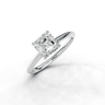 Daisy Asscher Cut Diamond Floral Solitaire Ring