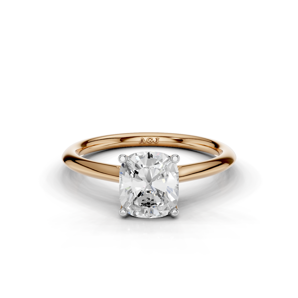 18ct White and Rose Gold