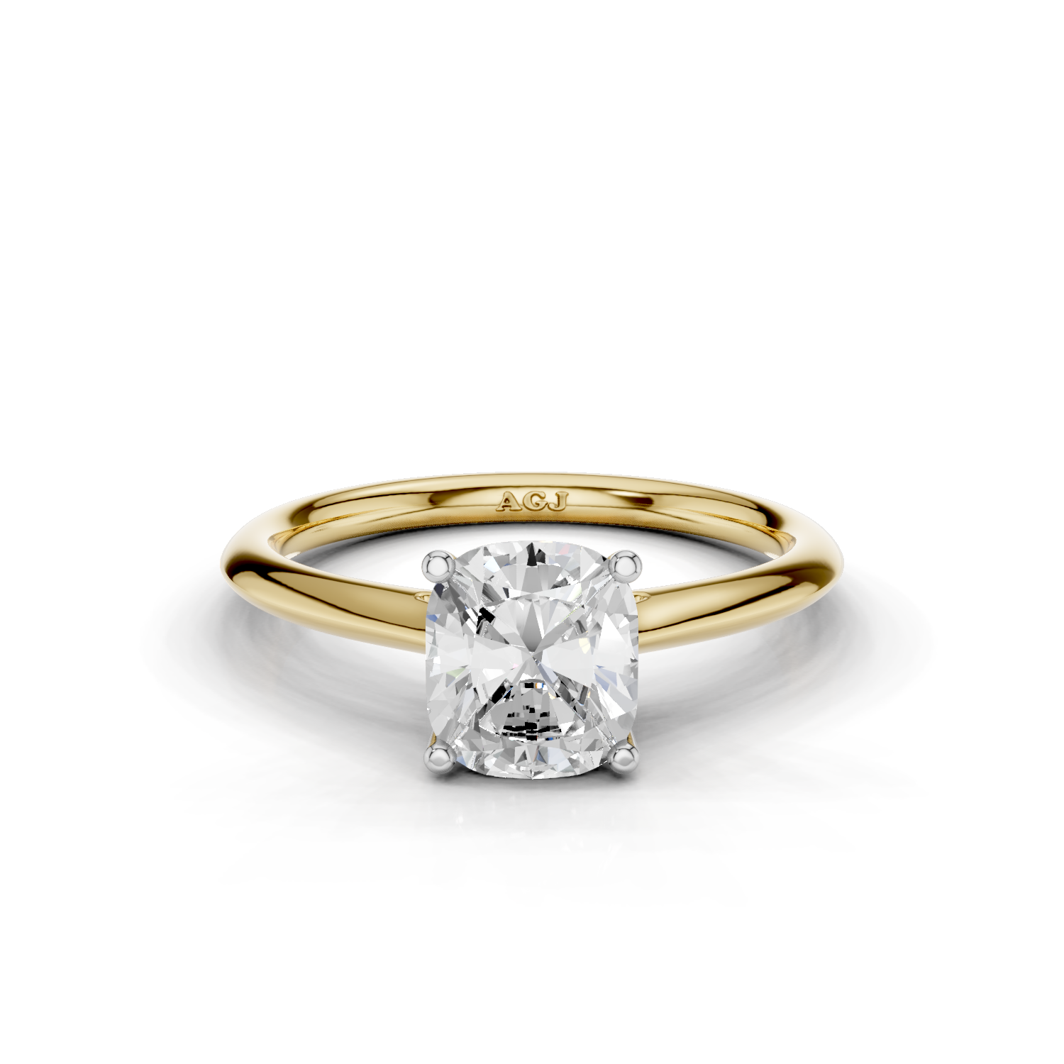 18ct White and Yellow Gold