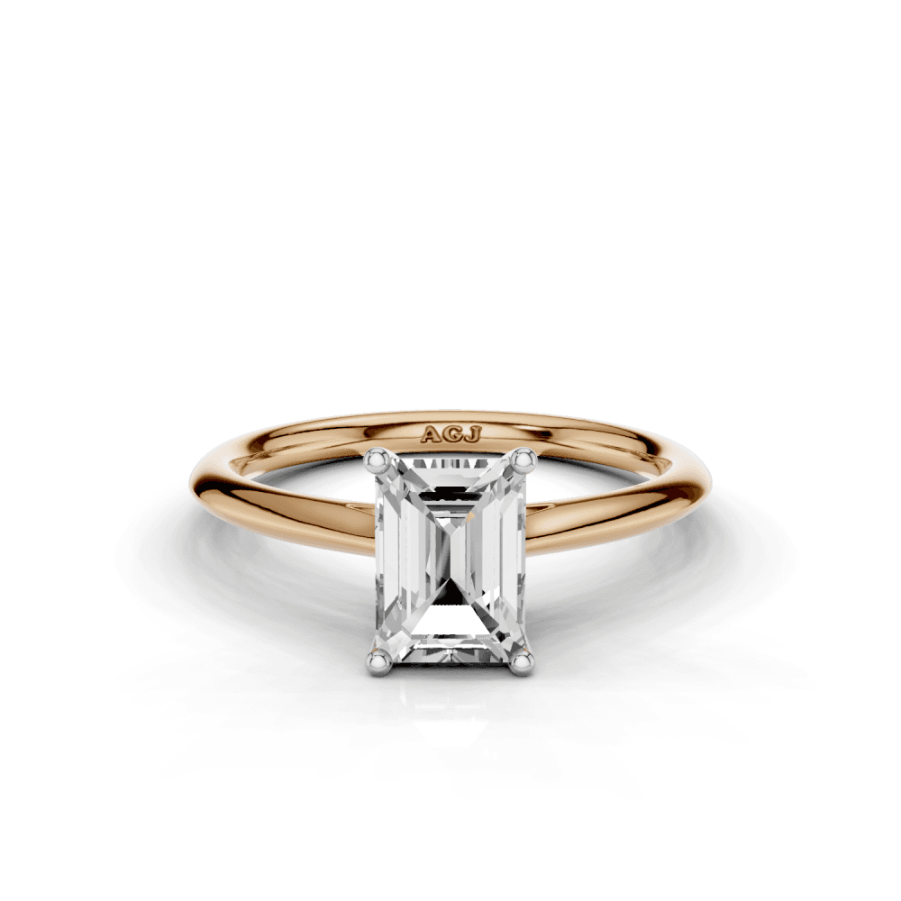 18ct White and Rose Gold